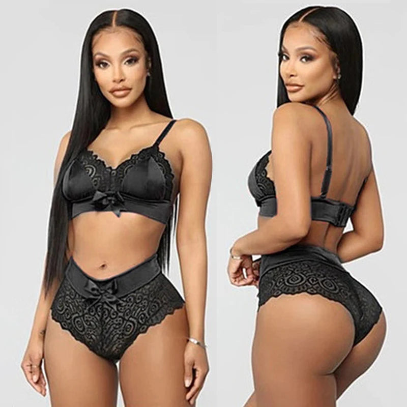 Sexy Lace Bralette Bikini Set