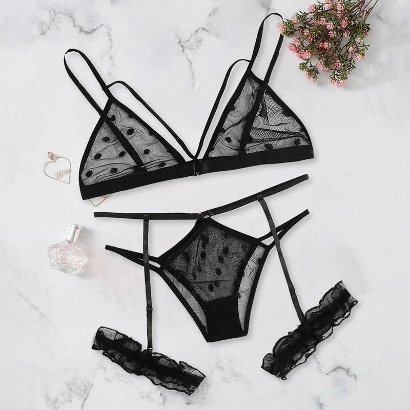 Sexy Lace Bralette Bikini Set