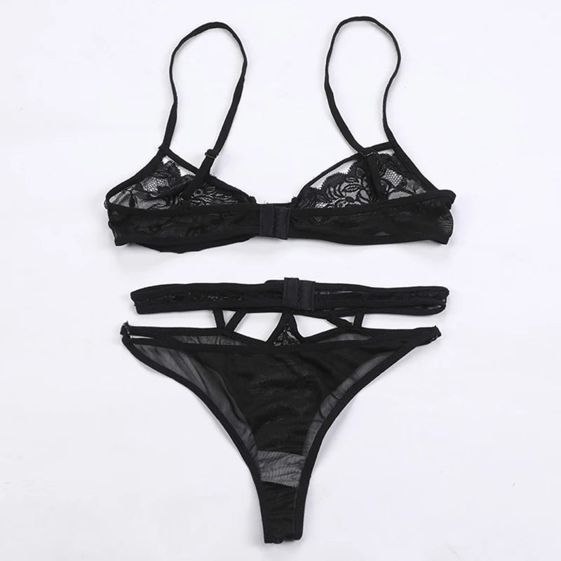Sexy Lace Bralette Bikini Set