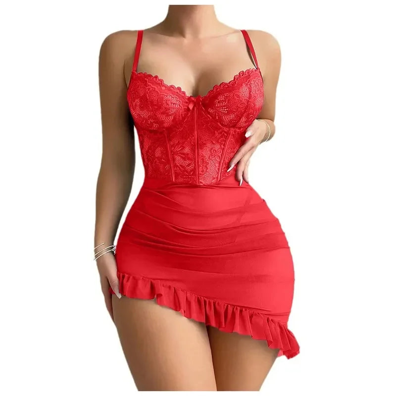 Fairy Lace Transparent Lingerie Set