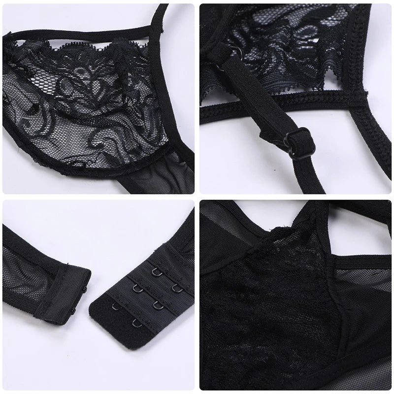 Sexy Lace Bralette Bikini Set