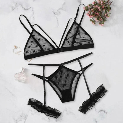 Sexy Lace Bralette Bikini Set