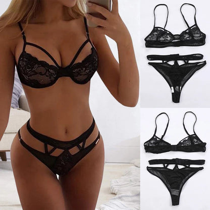 Sexy Lace Bralette Bikini Set
