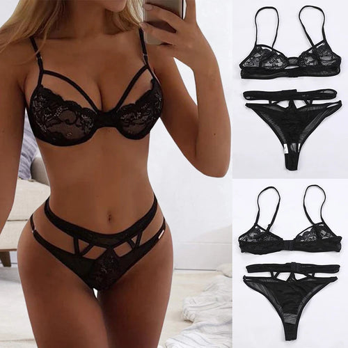 Sexy Lace Bralette Bikini Set