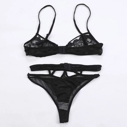 Sexy Lace Bralette Bikini Set