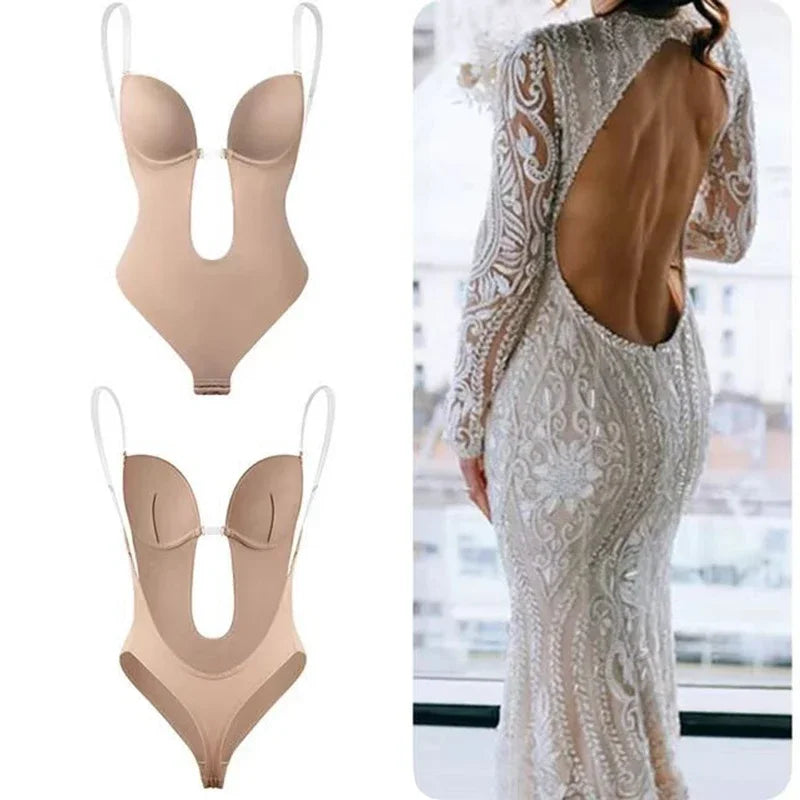 Sexy Backless Corset Shapewear Bodysuit