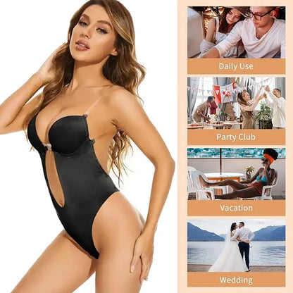 Sexy Backless Corset Shapewear Bodysuit
