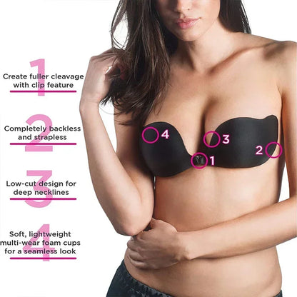 Reusable Adhesive Push Up Bra