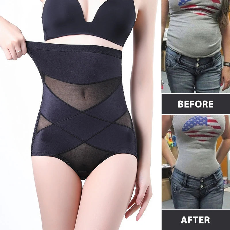 Women’s High Waist Body Shaper Briefs