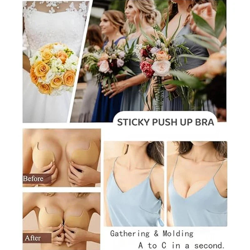 Reusable Adhesive Push Up Bra